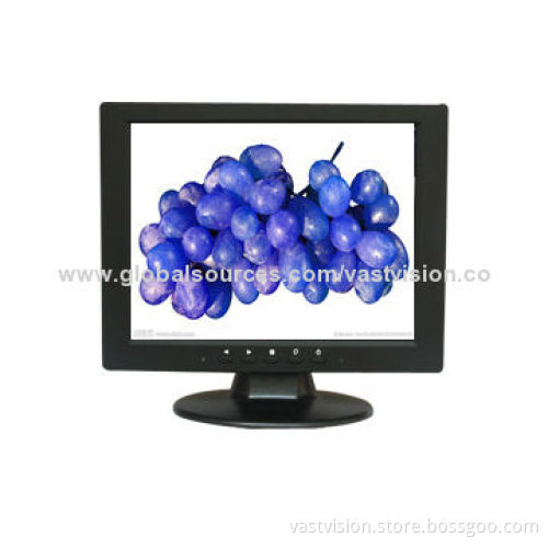 10.4-inch CCTV LCD Monitor/Security TFT Display with BNC Input 800 x 600 Pixels Resolution
